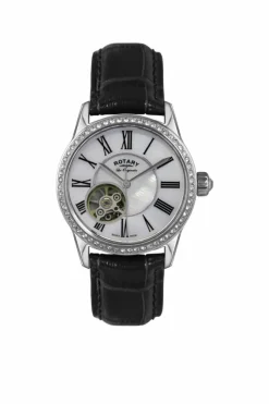 Watches*Rotary LS90511-38 Les Originales 34mm Automatic Watch Black