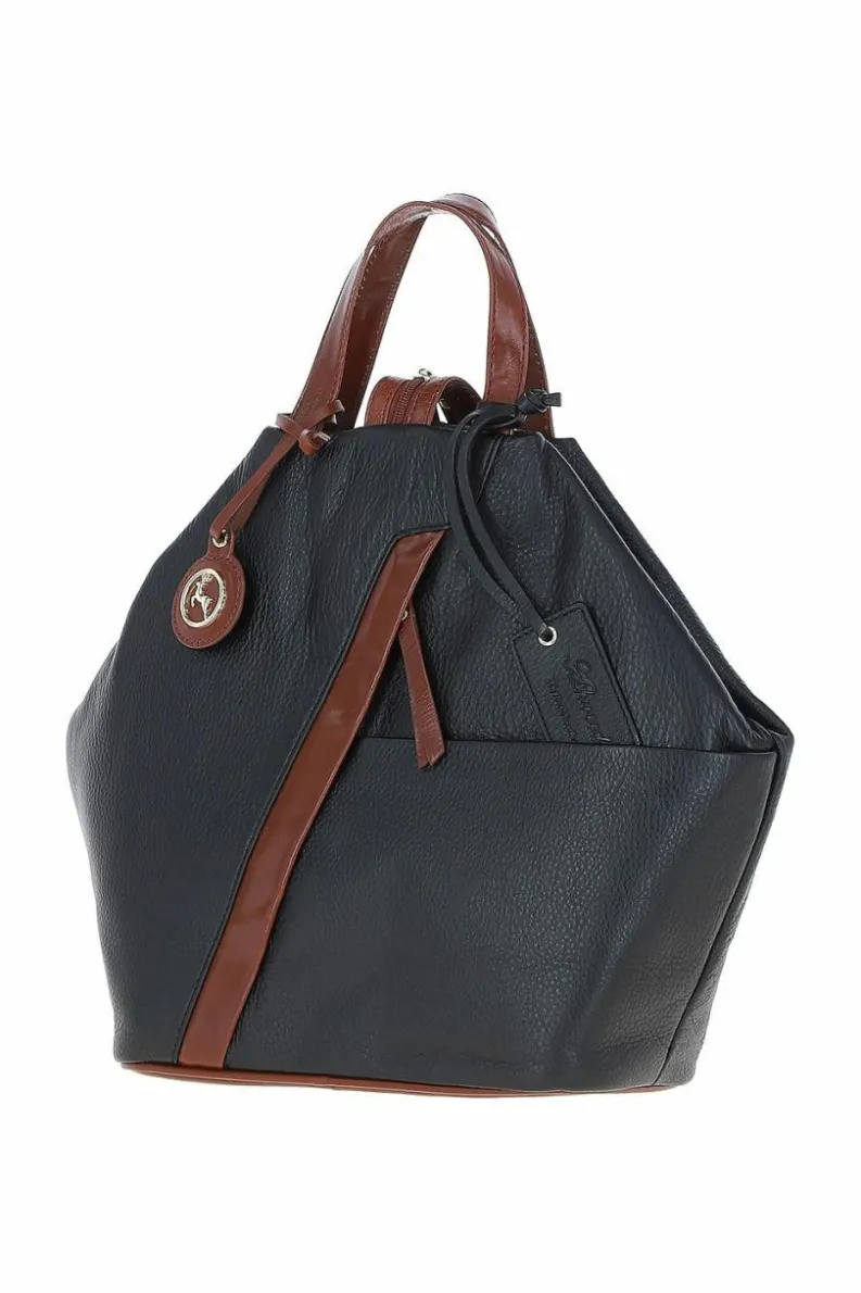 Handbags|Tote Bags*Ashwood Leather Lydia' Convertible Real Leather Tote Backpack Black