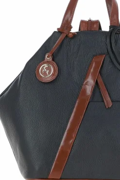 Handbags|Tote Bags*Ashwood Leather Lydia' Convertible Real Leather Tote Backpack Black