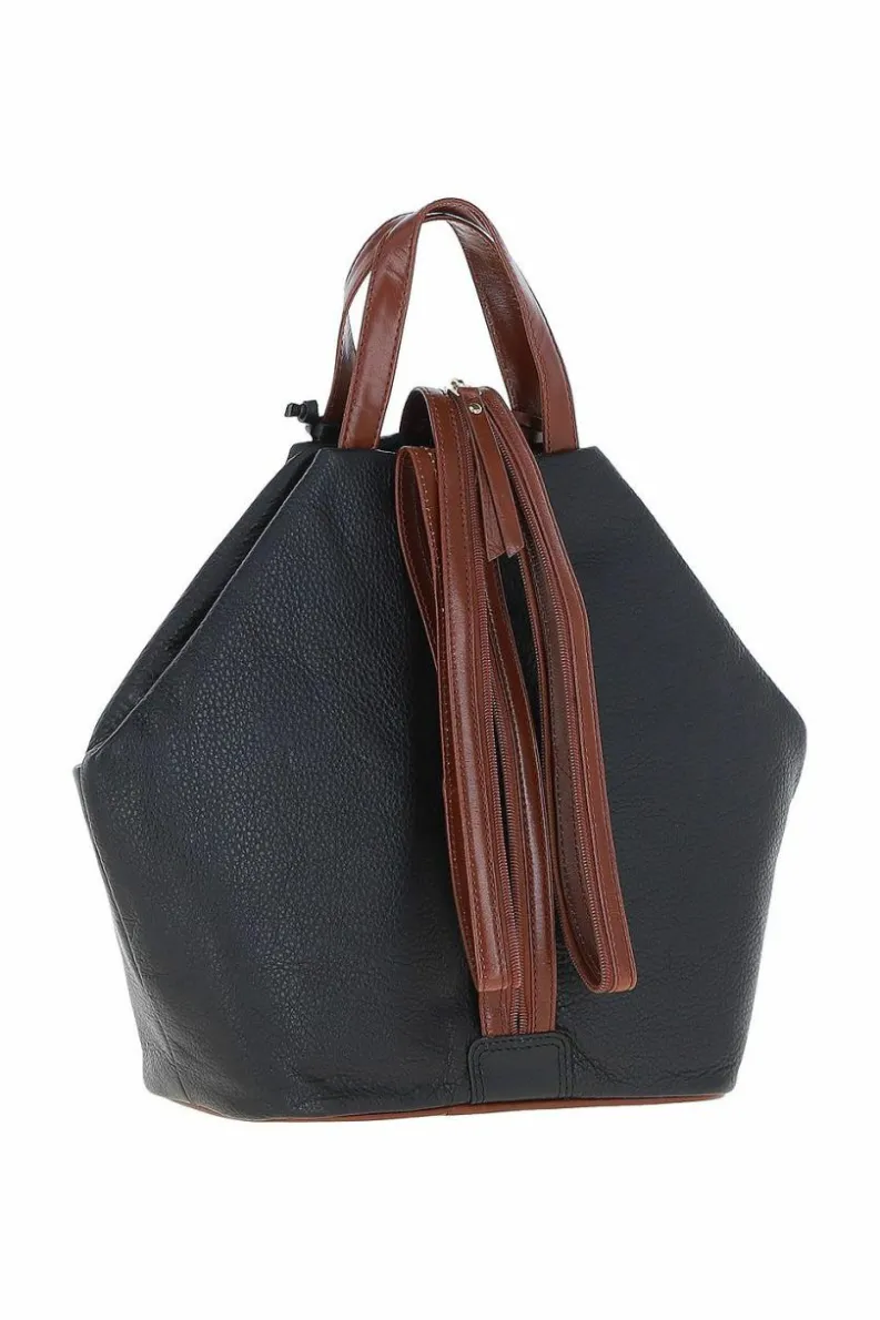 Handbags|Tote Bags*Ashwood Leather Lydia' Convertible Real Leather Tote Backpack Black