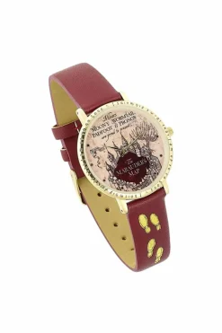 Watches*Harry Potter Marauders Map Analogue Watch Burgundy