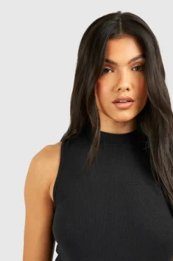 Bodycon Dresses|Dresses*boohoo Maternity Basic High Neck Racer Back Midaxi Dress black