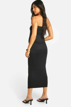 Bodycon Dresses*boohoo Maternity Soft Touch Bandeau Maxi Dress black