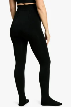 Tights & Socks|Tights & Socks*boohoo Maternity Thermal Bump Support Fleece Lined Tights black