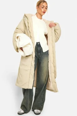 Up To 80% Off Winter Warmers|Parkas*boohoo Maxi Padded Parka stone