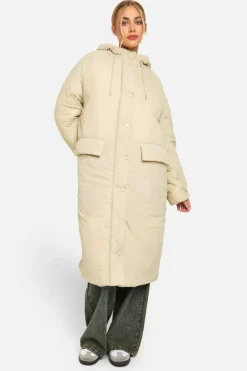 Up To 80% Off Winter Warmers|Parkas*boohoo Maxi Padded Parka stone