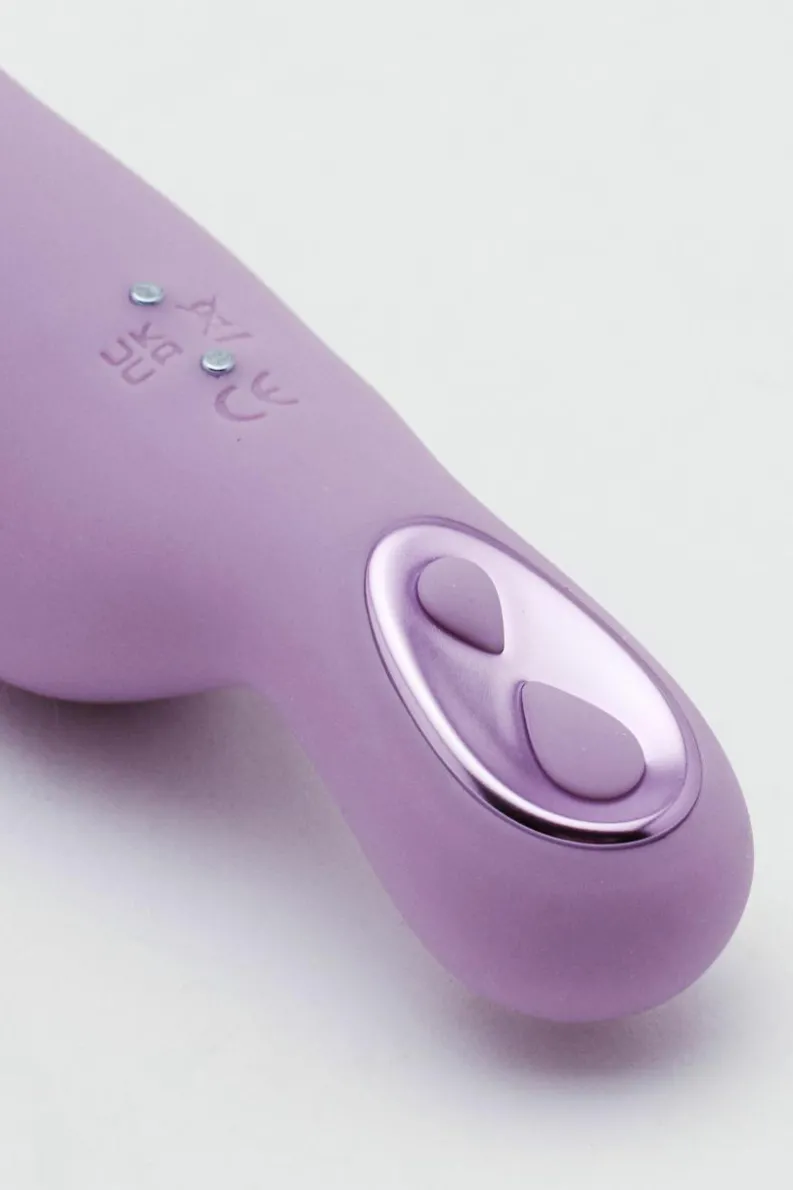 Sexual Wellness*NastyGal Metallic Rechargeable Seated Vibrator Sex Toy lilac