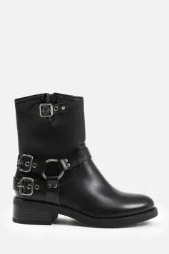 All Boots|Boots*Where's That From Micah' Ankle Boot With Buckle Detailing Black