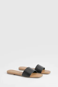Sandals*boohoo Minimal Mule Sandals black
