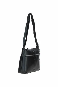Shoulder Bags|Handbags*Ashwood Leather Mourne' Sleek Real Leather Shoulder Bag Black