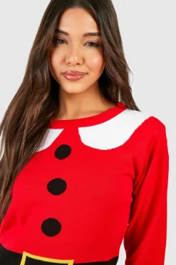Jumper Dresses|Jumper Dresses*boohoo Mrs Claus Christmas Jumper Dress red