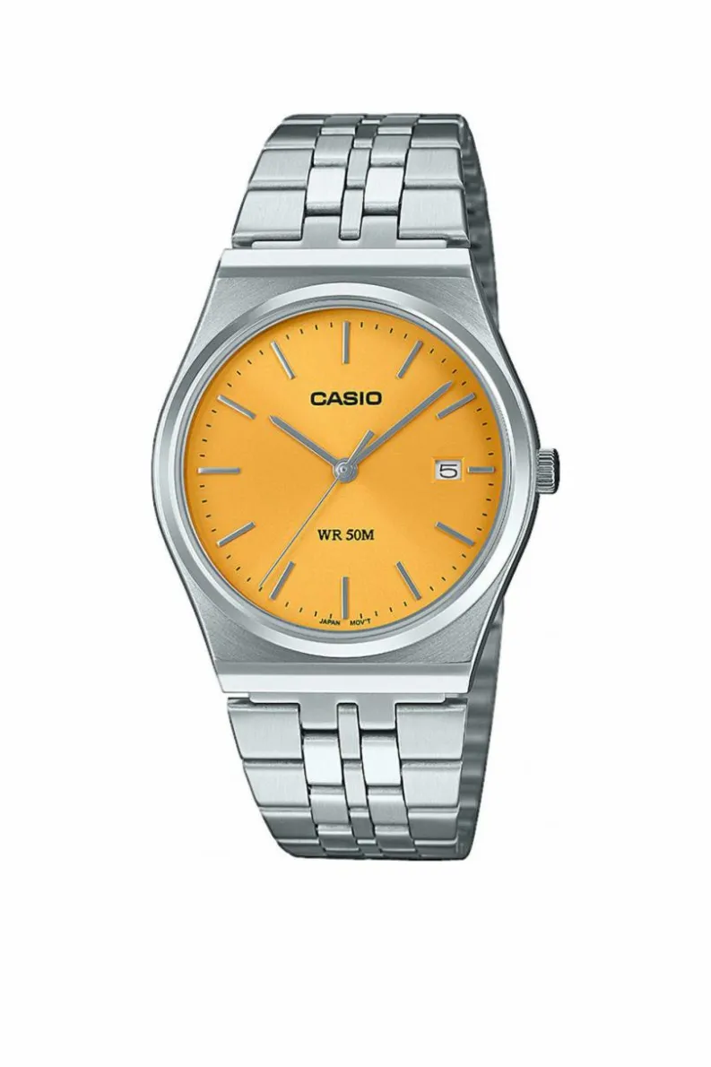 Watches*Casio MTP-B145D-9AVEF Collection 35mm Quartz Watch Silver