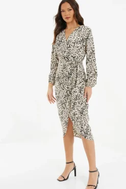 Midi Dresses*Quiz Animal Print Midi Dress Multi