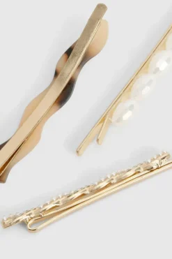 Hair Accessories*boohoo Design Hair Clip pack multi