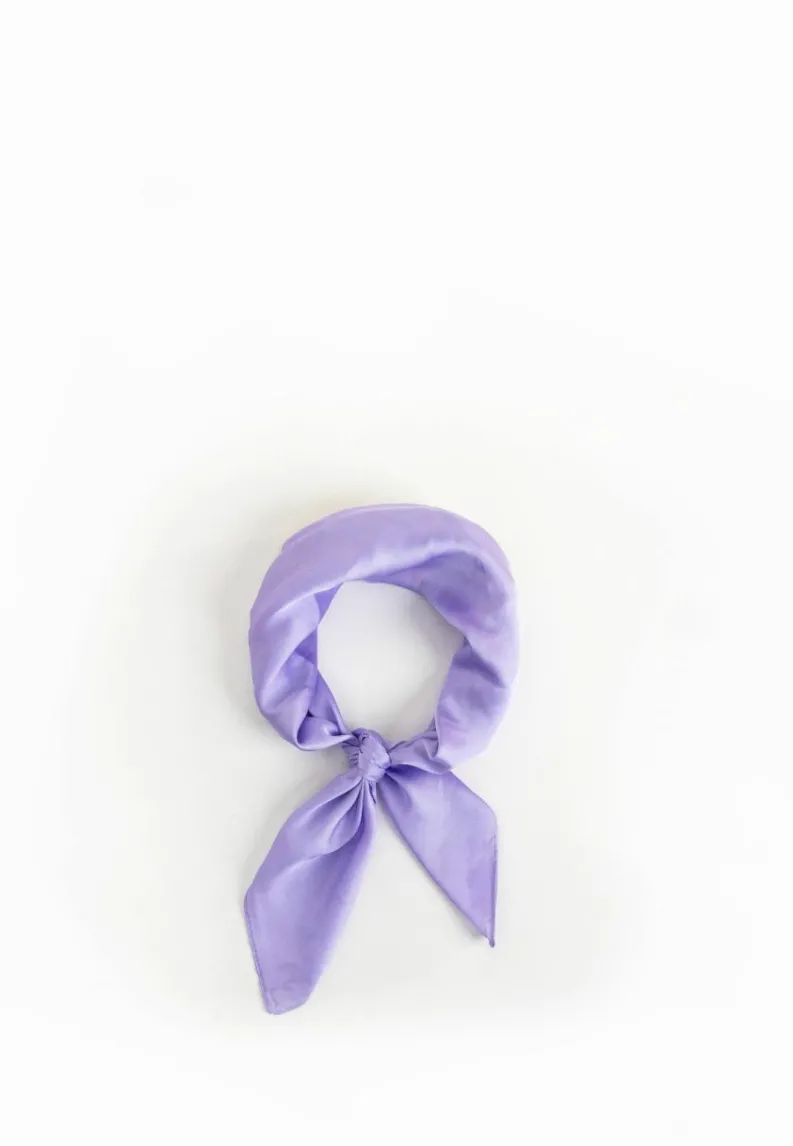 Hair Accessories*My Accessories London Multiway Head Scarf and Neck Tie Lilac