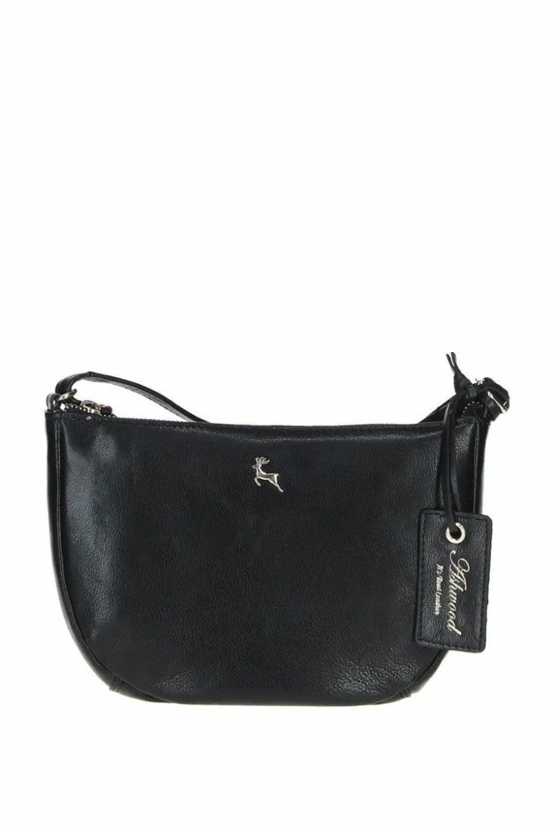 Handbags|Cross-Body Bags*Ashwood Leather Naomi' Real Leather Compact Crossbody Bag Black
