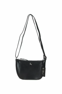 Handbags|Cross-Body Bags*Ashwood Leather Naomi' Real Leather Compact Crossbody Bag Black