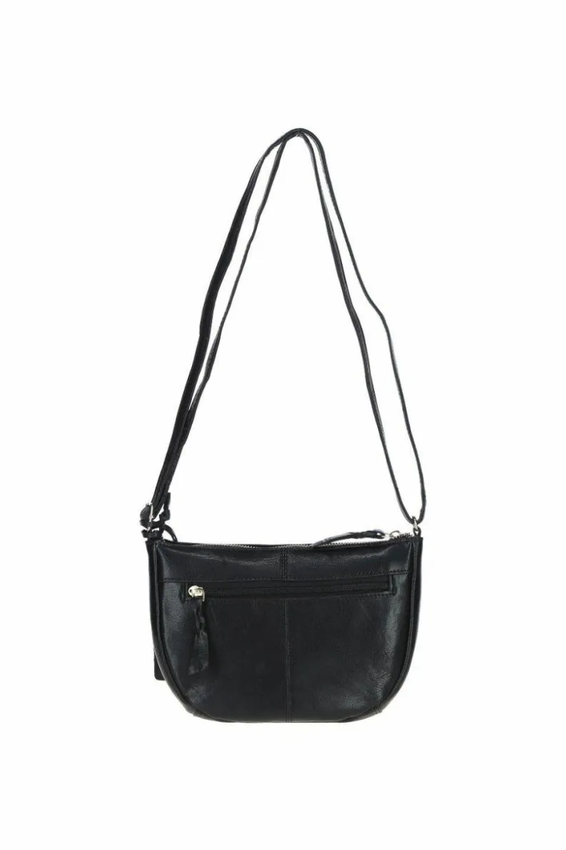 Handbags|Cross-Body Bags*Ashwood Leather Naomi' Real Leather Compact Crossbody Bag Black