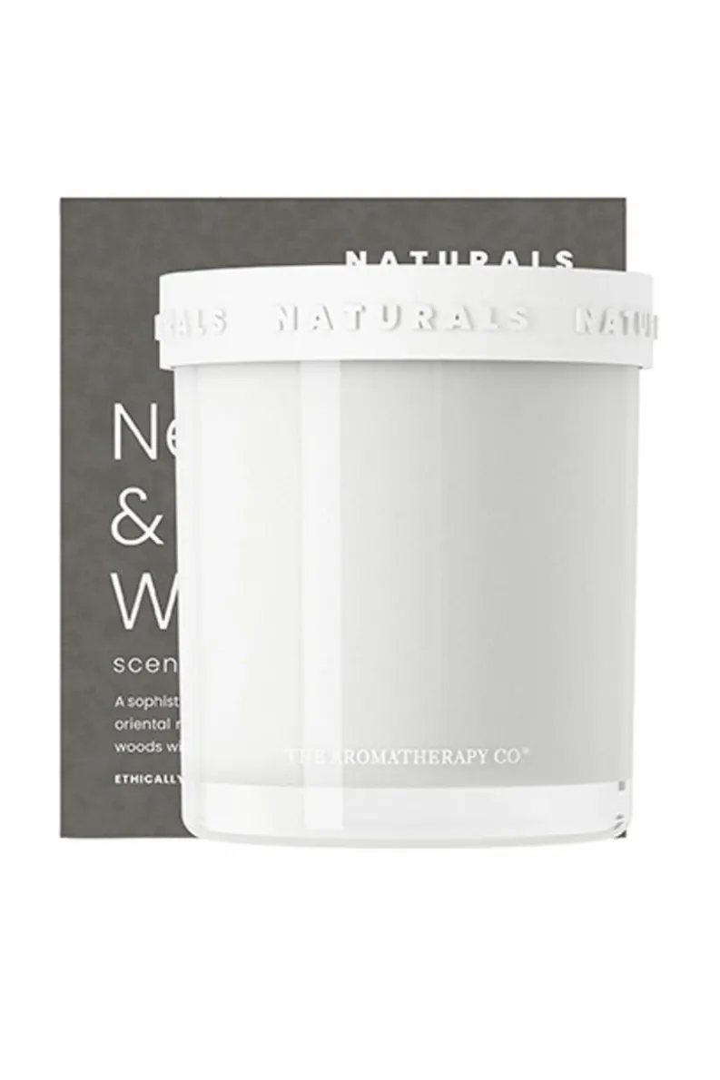 Candles & Diffusers|Candles*The Aromatherapy Company Naturals 400g Candle - Neroli & Amber Wood White