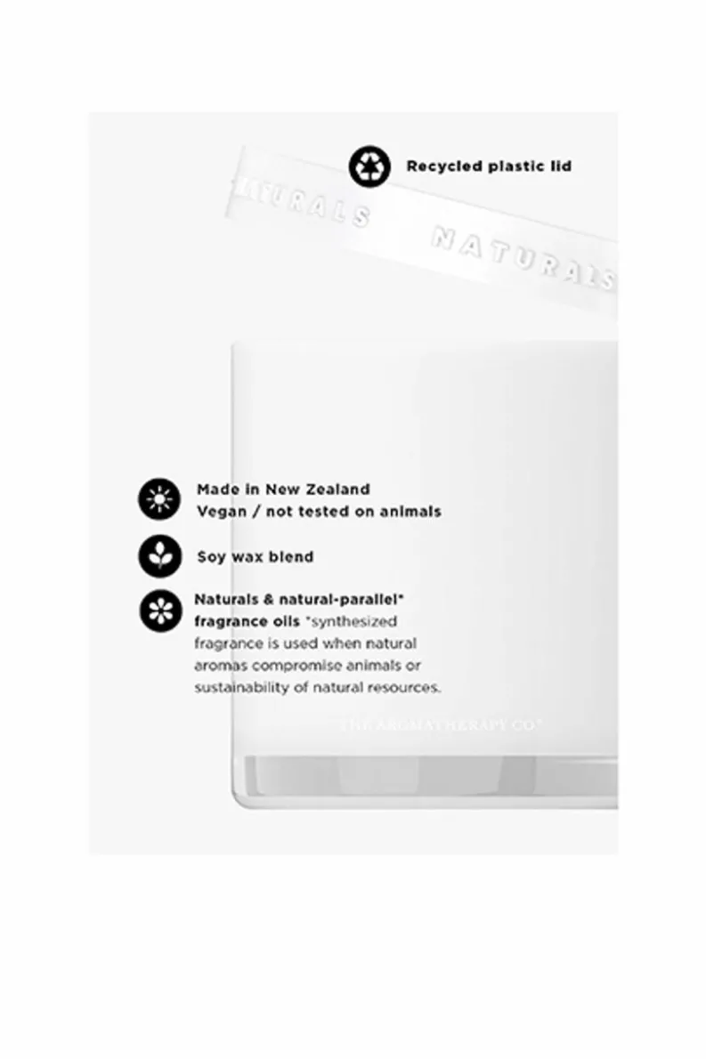 Candles & Diffusers|Candles*The Aromatherapy Company Naturals 400g Candle - Rose Jasmine & Oud White