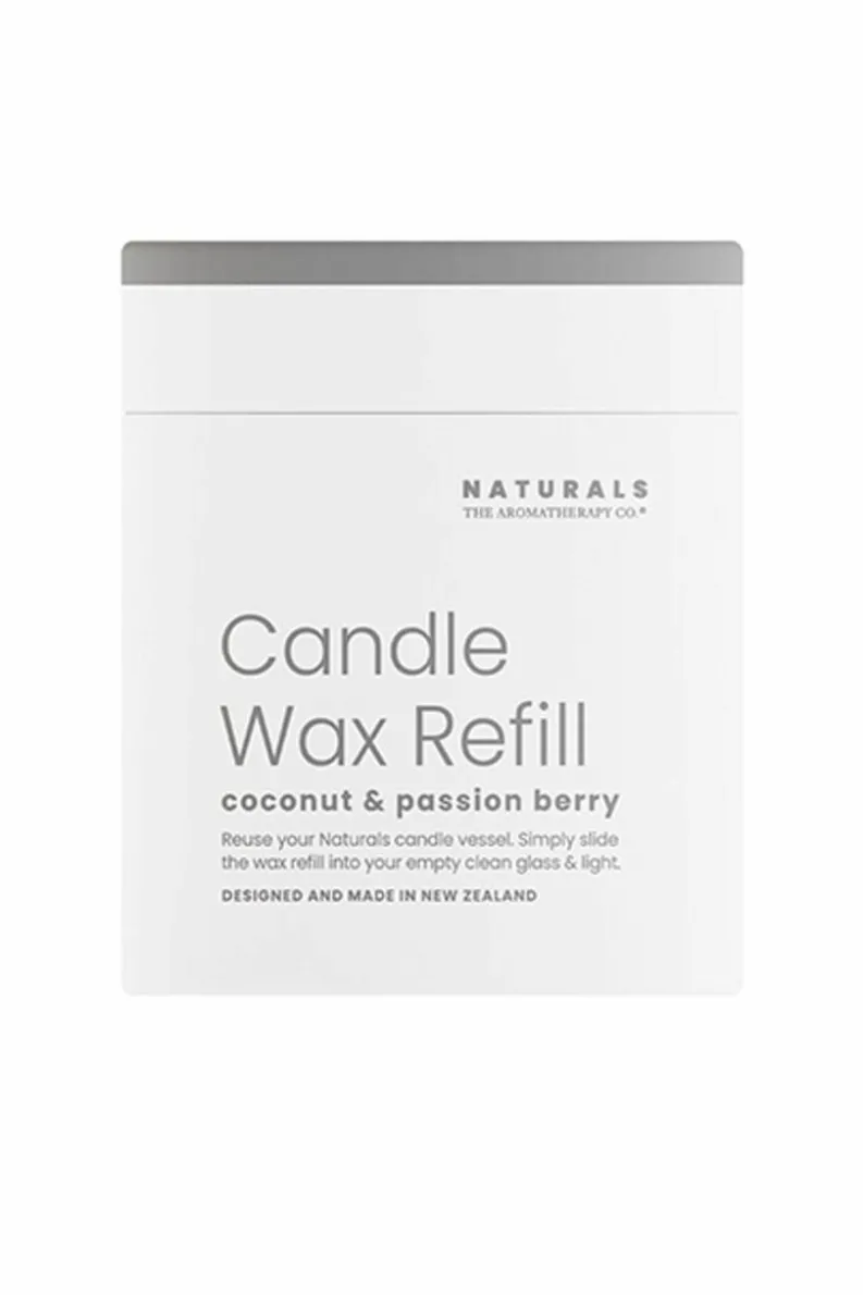 Candles & Diffusers|Candles*The Aromatherapy Company Naturals 400g Candle Wax Refill - Coconut & Passion Berry White