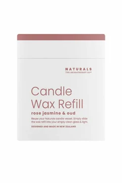 Candles & Diffusers|Candles*The Aromatherapy Company Naturals 400g Candle Wax Refill - Rose Jasmin & Oud White