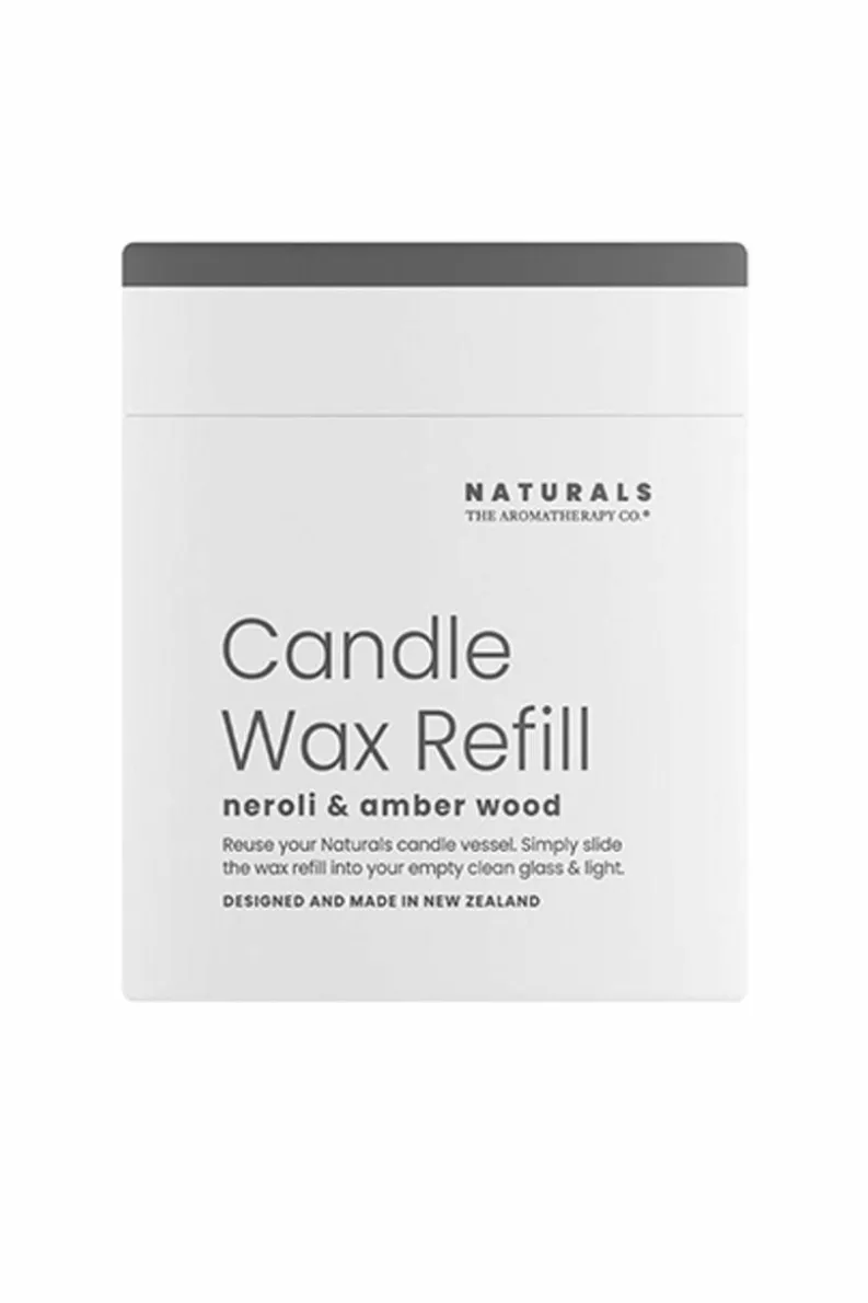 Candles & Diffusers|Candles*The Aromatherapy Company Naturals 400g Candle Wax Refill - Neroli & Amber Wood White