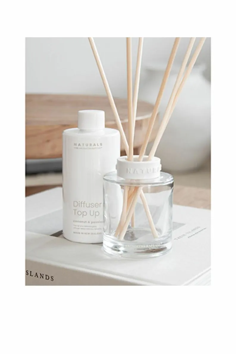 Candles & Diffusers|Candles*The Aromatherapy Company Naturals 240ml Diffuser Refill - Coconut & Passion Berry White