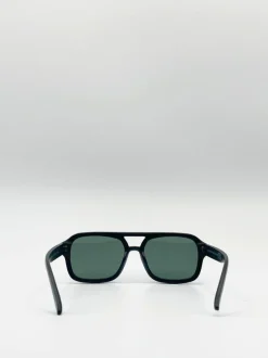 Sunglasses*SVNX Navigator Sunglasses In Matte Black