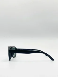 Sunglasses*SVNX Navigator Sunglasses In Matte Black