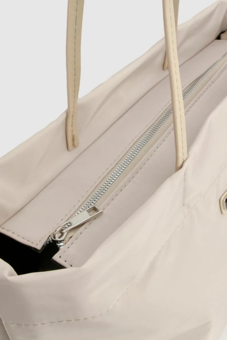 Handbags|Tote Bags*boohoo Nylon Shopper Tote Bag beige