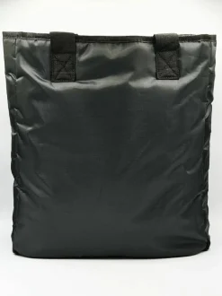 Shoulder Bags|Tote Bags*SVNX Nylon tote bag with zip front pocket Black