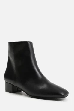 Heeled Boots|Ankle Boots*Where's That From Odetta' Wide Fit Low Block Heel Ankle Boot With Side Zip True Black
