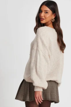 Cardigans*Quiz Knitted Tie Front Cardigan Off White