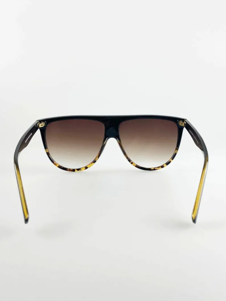 Sunglasses*SVNX Ombre Lens Oversized Sunglasses In Tortoise Shell Brown