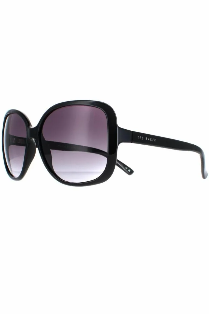 Sunglasses*Ted Baker Oval Grey Gradient TB1312 Krash Black