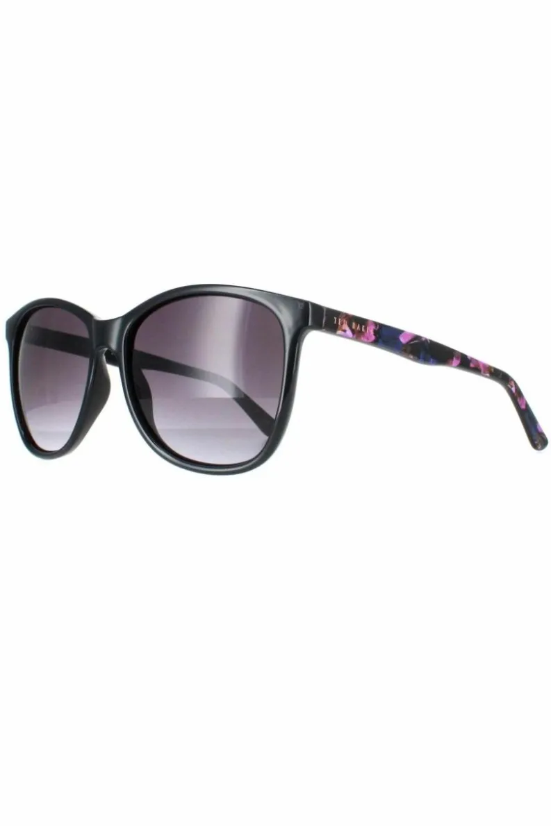 Sunglasses*Ted Baker Oval Grey Gradient TB1496 Alva Black