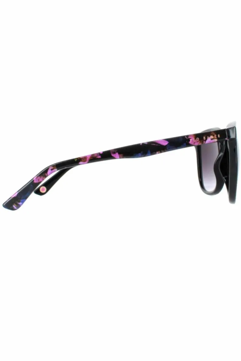 Sunglasses*Ted Baker Oval Grey Gradient TB1496 Alva Black