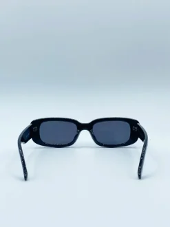 Sunglasses*SVNX Oval Sunglasses in Black