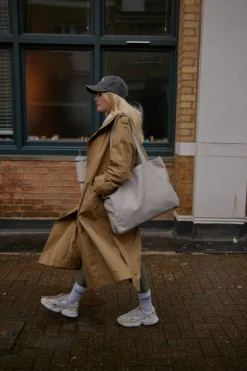 Tote Bags*My Accessories London Oversized Canvas Tote Bag Grey