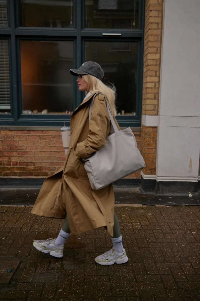 Tote Bags*My Accessories London Oversized Canvas Tote Bag Grey