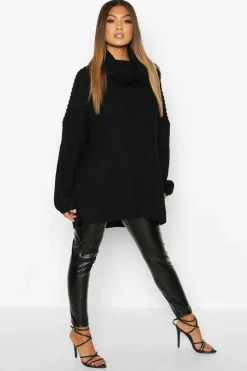 Oversized Jumpers*boohoo Oversized Chunky Knit Jumper stone