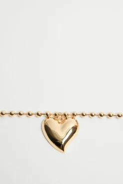 Necklaces*NastyGal Oversized Heart Necklace gold
