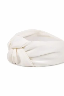 Hair Accessories*My Accessories London Oversized Satin Knot Headband Ivory