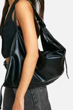 Handbags|Tote Bags*boohoo Oversized Slouchy Tote Bag black
