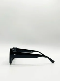 Sunglasses*SVNX Oversized Square Frame in Black