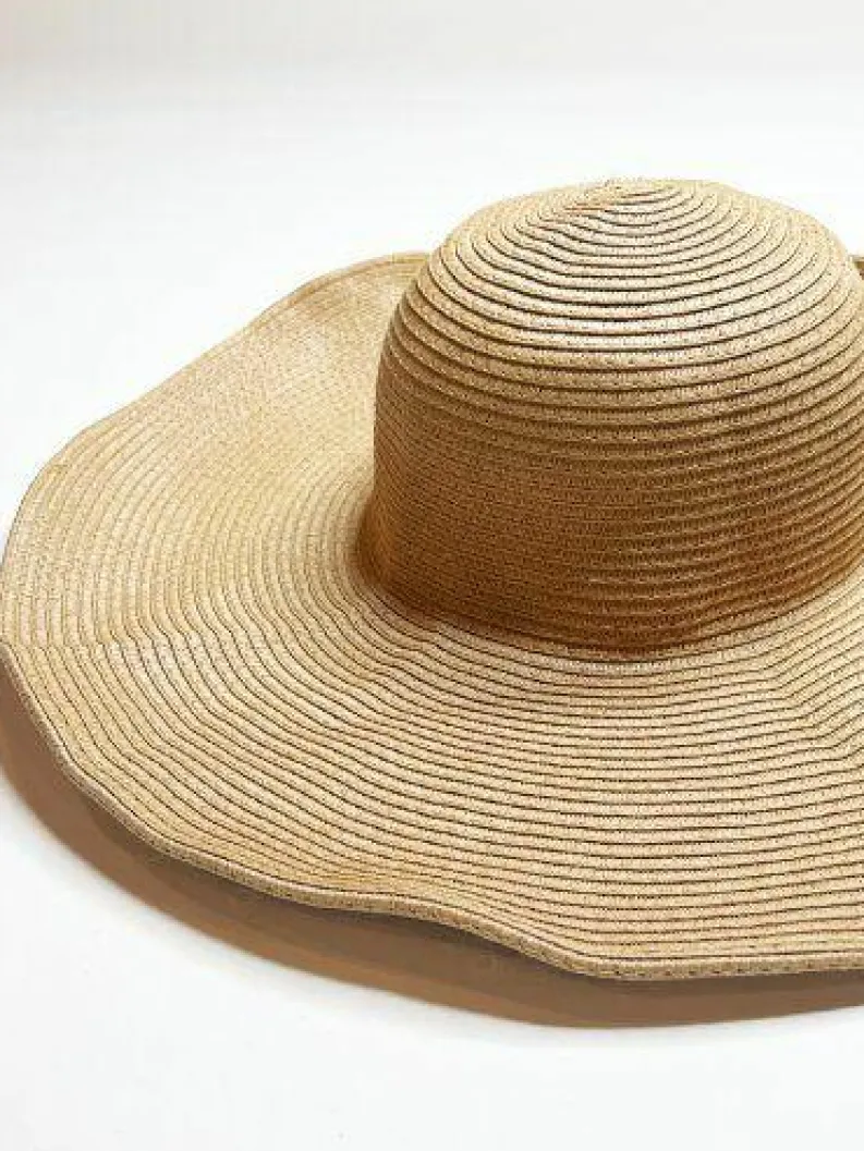 Hats & Gloves|Hats & Gloves*SVNX Oversized Straw Summer Hat Light Sand