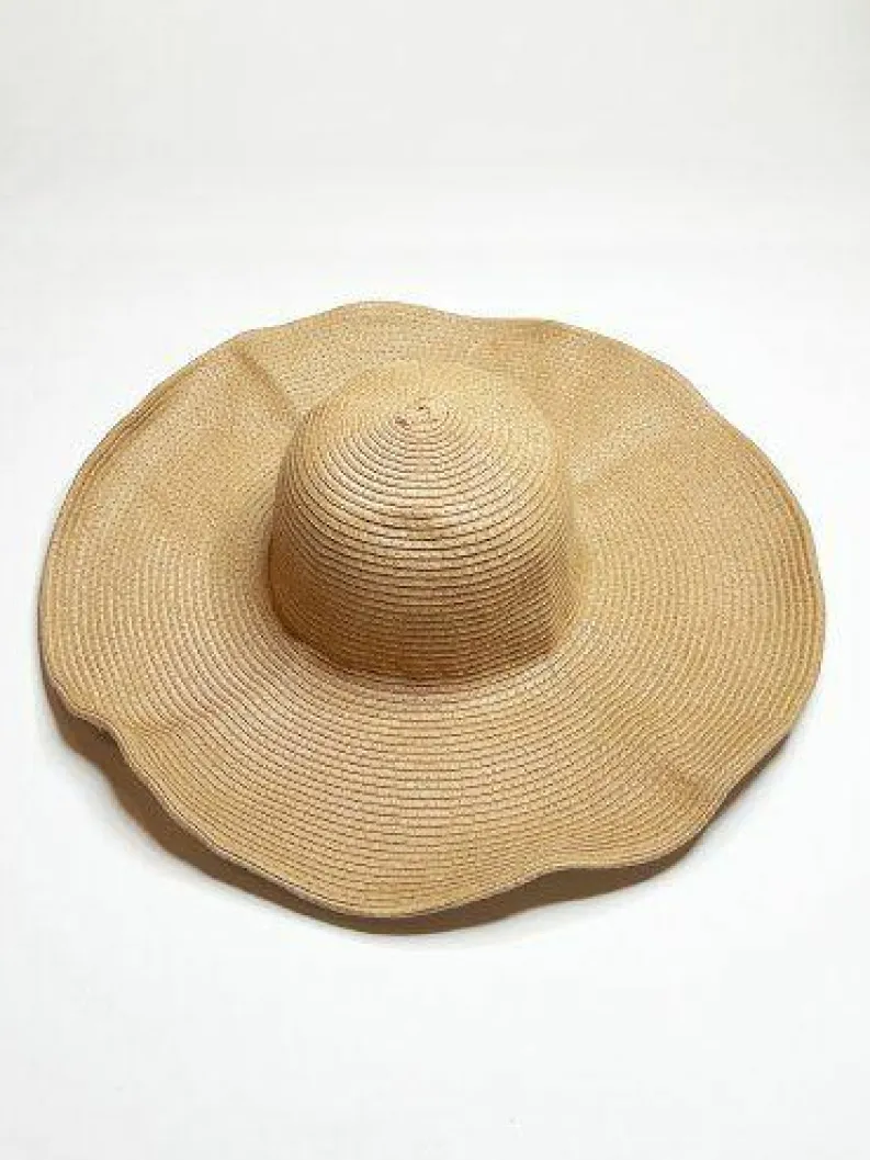 Hats & Gloves|Hats & Gloves*SVNX Oversized Straw Summer Hat Light Sand