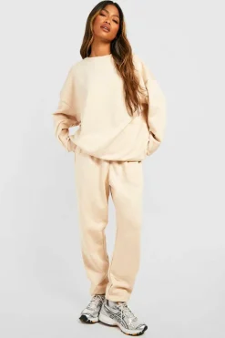 Sweatshirts|Hoodies & Sweatshirts*boohoo Oversized Sweatshirt stone