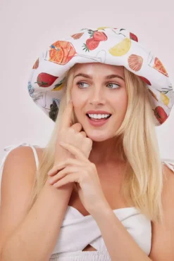 Hats & Gloves|Hats & Gloves*My Accessories London Oversized Tomato Girl Printed Bucket Hat Multi